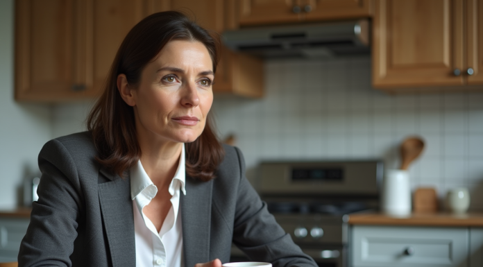 Divorcer : âge le plus difficile ? Conseils et témoignages Femme d'âge moyen dans une cuisine élégante et lumineuse