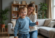 Enfant crier : comment éviter les disputes et mieux communiquer ? Jeune garçon de 5 ans criant dans un salon familial