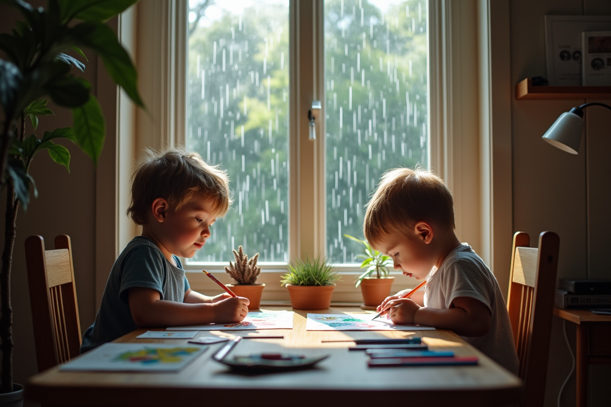 pluie activités