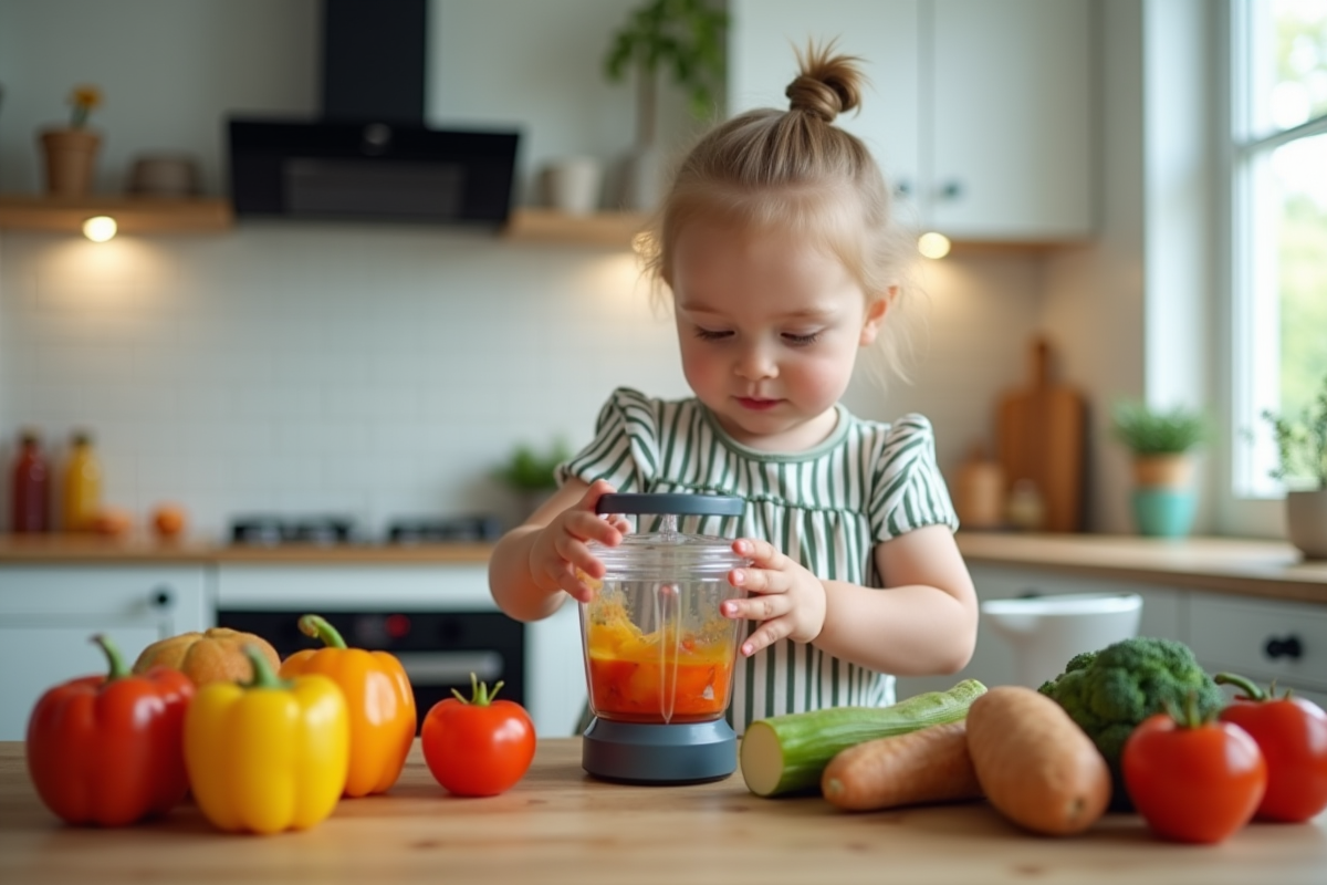 Mixage des aliments pour bébé : techniques efficaces et conseils