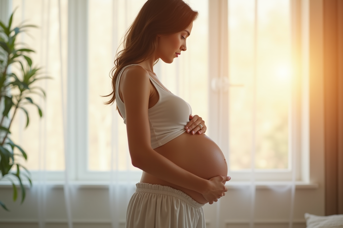 Signes de grossesse et prédiction du sexe du bébé : le mythe du ventre bas
