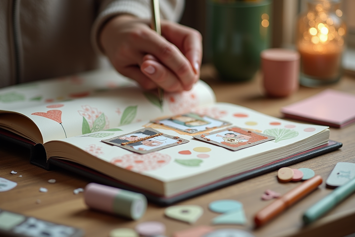 fournitures scrapbooking